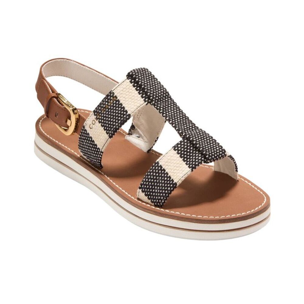 Cole Haan Pich Long Weekender Canvas Sandal